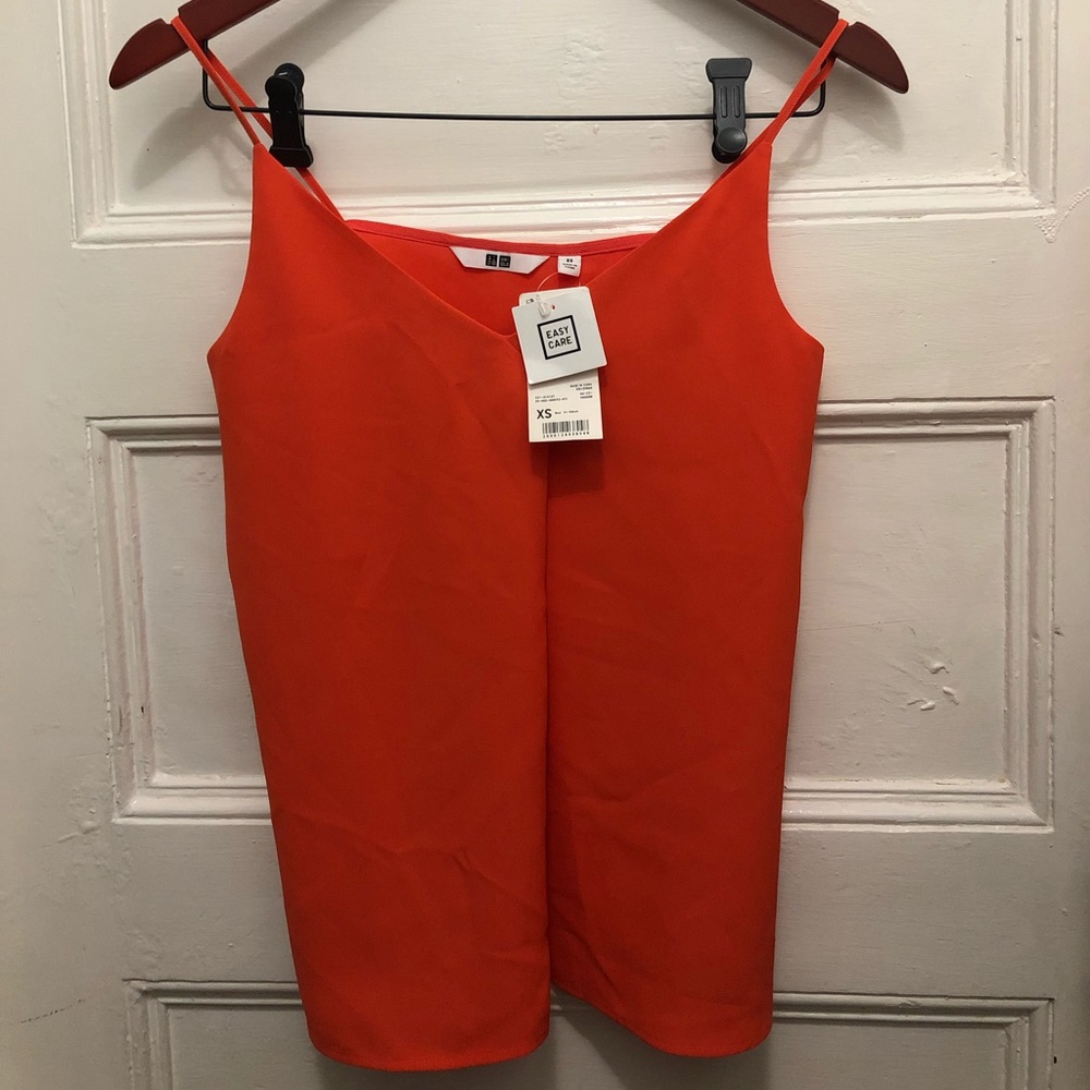 Women Coral Drape Camisole